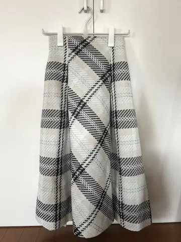 snidel 로빙 체크 롱 스커트 0 사이즈