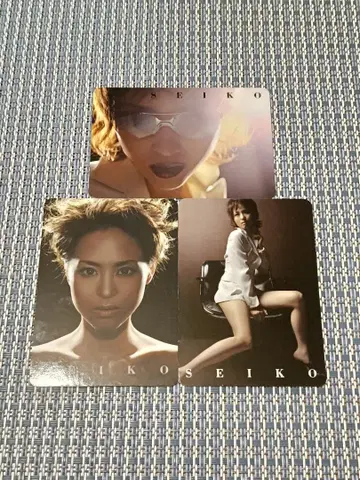 마츠다 세이코 / SEIKO Jewel Box 트레이딩 카드 3장 세트