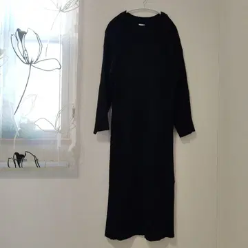 URBAN RESEARCH DOORS 블랙 니트 원피스 M