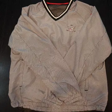 FILA l 체크 무늬 V넥