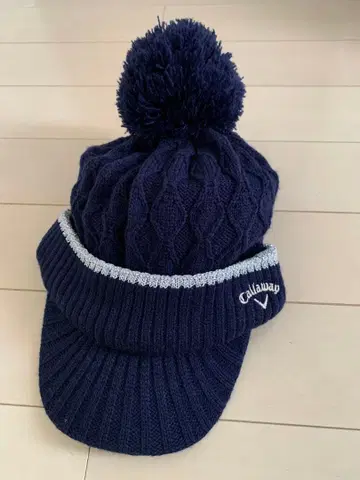 캘러웨이 골프 여성 니트 모자