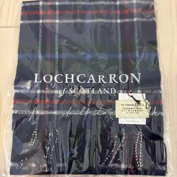 미사용 새상품 로캐런 lochcarron 타탄 체크 머플러