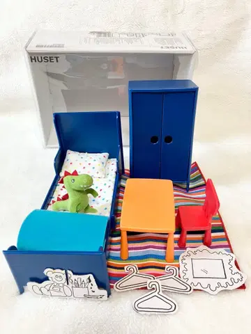새상품급 IKEA 인형의 집 가구 미니어처 침실