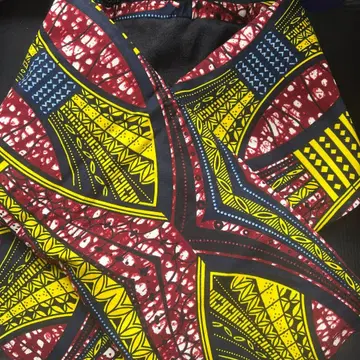 아프리카 100% 코튼 원단 핸드메이드 넥워머 머플러