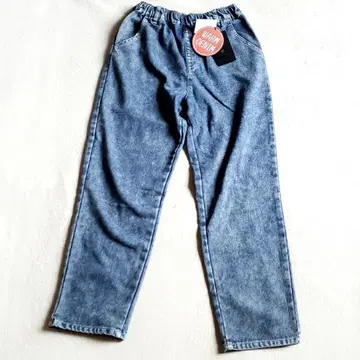 새상품 INTERPLANET 데님 속기모 셰프 팬츠 이지 팬츠