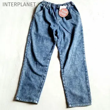 새상품 INTERPLANET 데님 속기모 셰프 팬츠 이지 팬츠