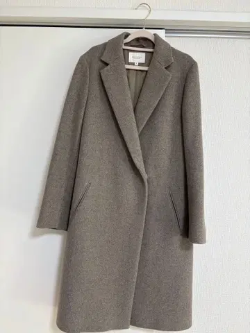 BEAUTY&YOUTH 그레이 체스터 코트 M 사이즈