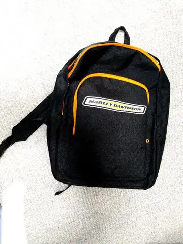 새상품급 HARLEY-DAVIDSON 백팩 블랙 오렌지
