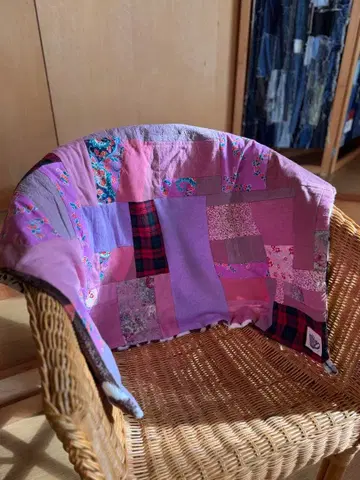 SAYOCAFE 패치워크의 포근한 무릎담요 A