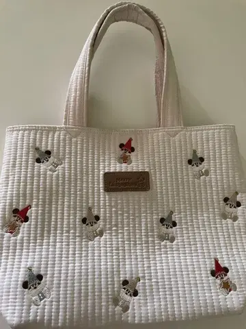 도쿄 디즈니랜드 2025 크리스마스 토트백 리루린린