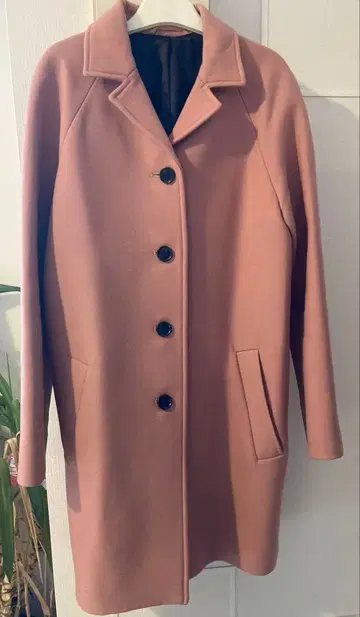 COS 더스티 핑크 코트