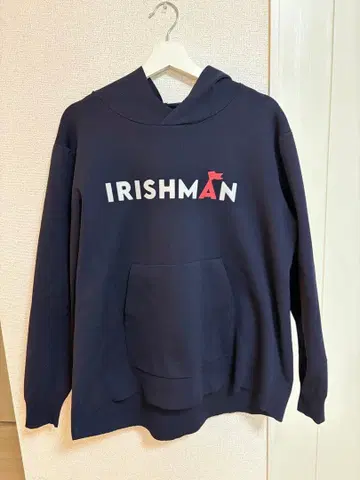 아이리쉬맨(IRISHMAN) 후지모리 신고 씨 프로듀스 남성용 후드티