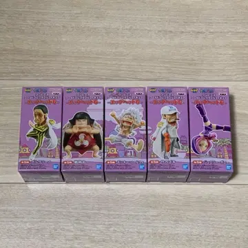 원피스 월드 컬렉터블 피규어 에그 헤드 6 컴프 5종 세트