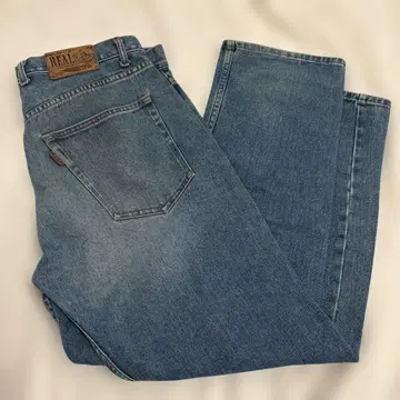 90s REAL skate boarding 라이트 블루 스트레이트 데님