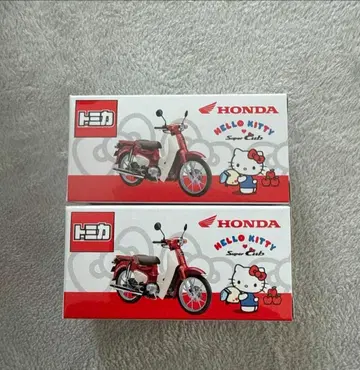 토미카 혼다 헬로키티 슈퍼커브 2개 세트