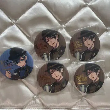 흑집사 블랙 라벨 캔뱃지 시엘