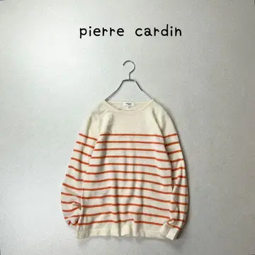 pierre cardin 캐시미어 100% 니트 스웨터 보더
