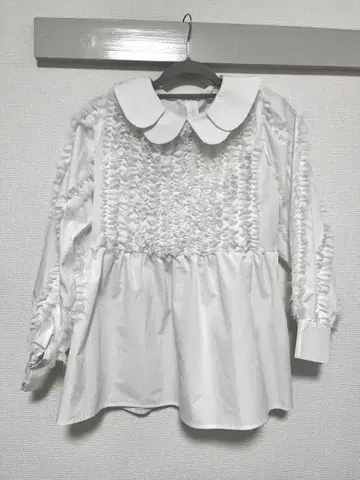 DONOBAN 2way 미니 프릴 튜닉 블라우스