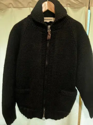 Slopeslow 블랙 니트 M 25aw