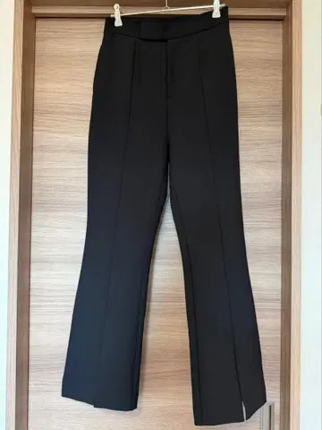 anuans 슬릿 플레어 팬츠