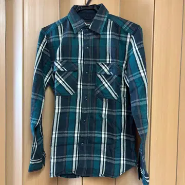 FULLCOUNT 체크 무늬 긴팔 셔츠