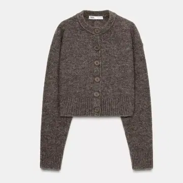 ZARA 니트 슬릿 가디건