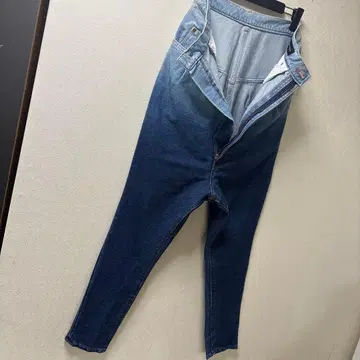 메르시보쿠 뛰어난 신축성의 데님 여성용 사루엘 팬츠