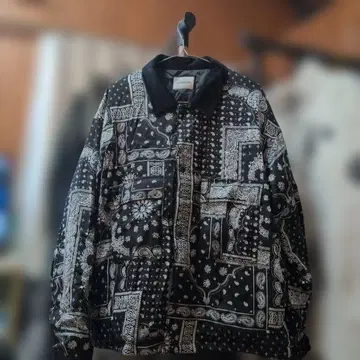 monkey time 반다나 페이즐리 무늬 자켓