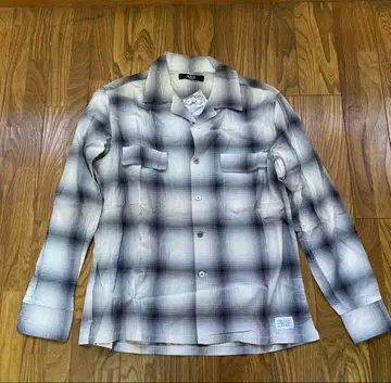 AZUL 체크 무늬 셔츠 그레이 계열