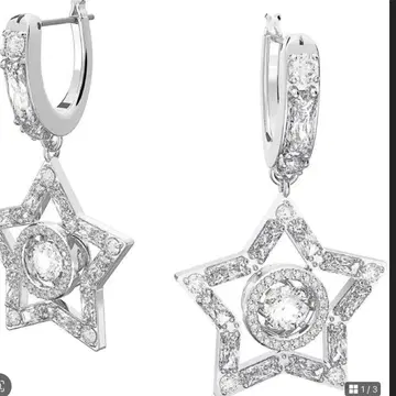 스와로브스키 별 Stella 귀걸이 박스 포함