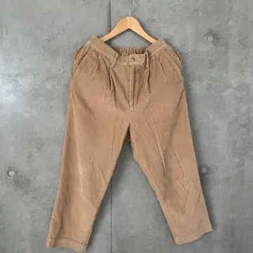 elephant TRIBAL fabrics 베이지 코듀로이 팬츠