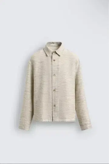 완판템 ZARA 대비 텍스처 소재 셔츠 자켓