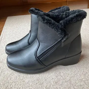 짧은 부츠 블랙 L 사이즈 EEE