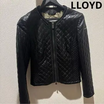 새상품급 레어 LLOYD 독일 가죽 자켓 천연 가죽 노카라 가죽 점퍼