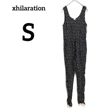 xhilaration 꽃무늬 올인원 블랙 [ S ] 슬리브리스