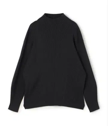 BALLSEY 니트 울 폴리에스테르 스트레치 리브 하이넥 풀오버