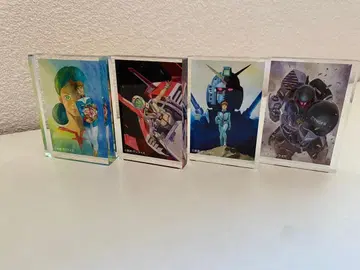 건담 오리진전 아크릴 스탠드 4개 세트