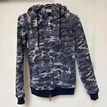 AKM 카모 패턴 풀 집업 후드티