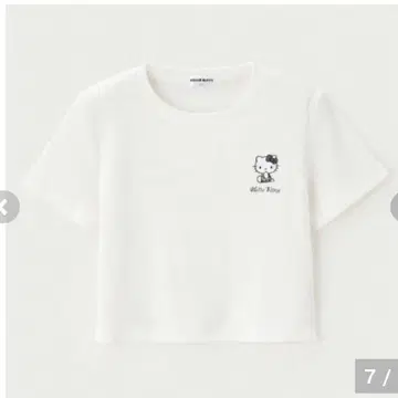 헬로키티 리브 T셔츠 화이트