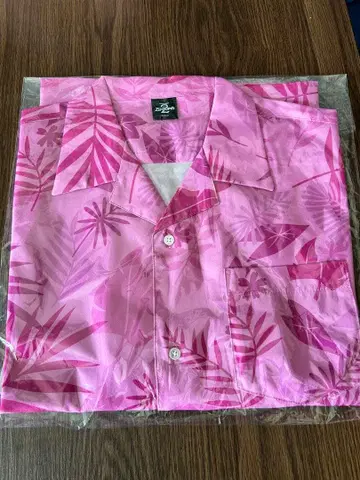 [ 미개봉 ] Happy 복권 쥬토피아2 B상 하와이안 셔츠 핑크