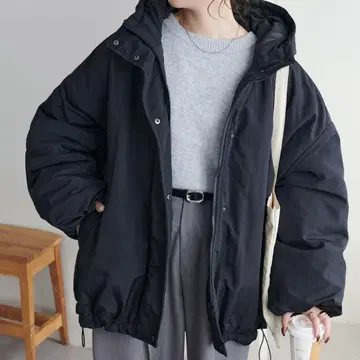 DISCOAT [경량&방한] 충전솜 몬스터 후드티