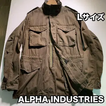 ALPHA INDUSTRIES M65 필드 자켓 밀리터리 L