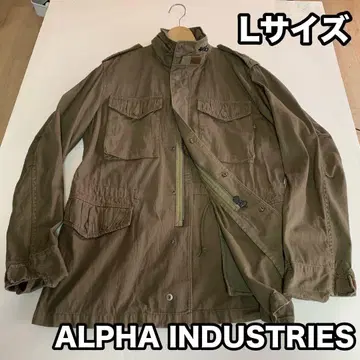 ALPHA INDUSTRIES M65 필드 자켓 밀리터리 L