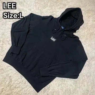리 LEE 풀오버 후드티 블랙 L 사이즈 남성용