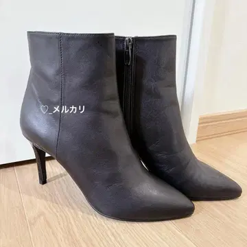 다이애나 DIANA 숏부츠 사이드 지퍼 핑힐