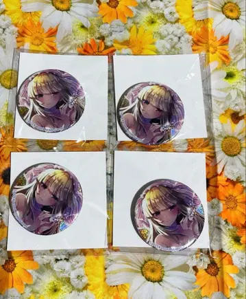 SOUNDVOLTEX 복권 캔뱃지 4개