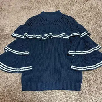 selfportrait 셀프 포트레이트 프릴 니트 스웨터