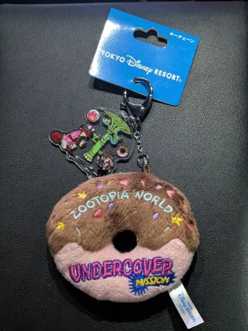 주토피아 도넛 키체인 새상품