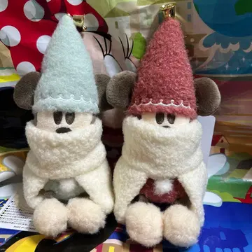 디즈니 릴린린 2025 크리스마스 인형 배지 세트 새상품