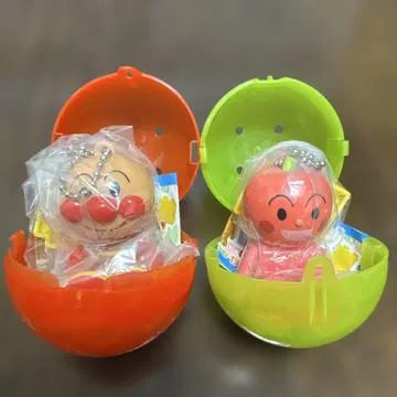 호빵맨 & 사과짱 블록라보 스윙 가챠 캡슐 토이